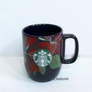 Starbucks Holiday 2020 Poinsettia Ceramic Coffee Mug Cup 12 oz